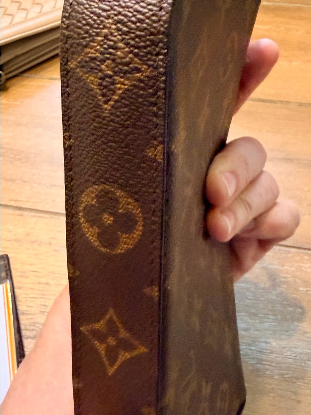Louis Vuitton Monogram Envelope Wallet with Red Card Holder - Picture 4 of 8